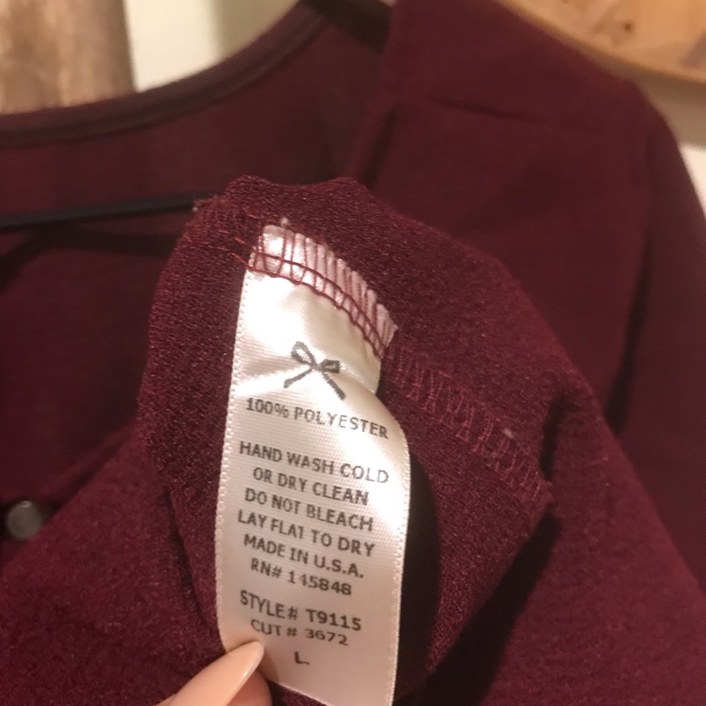 Maroon Top - Picture 4 of 5